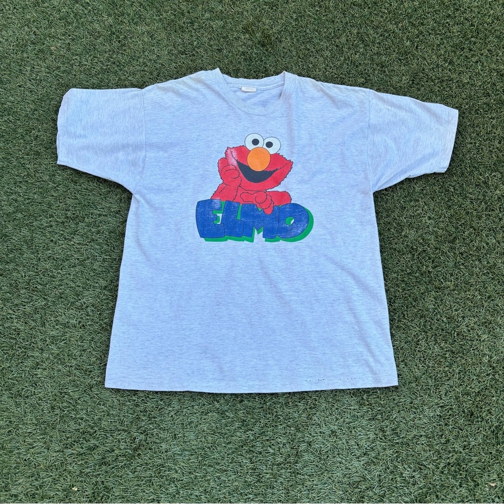 Sesame Street Elmo Graphic Blue Men's Tee